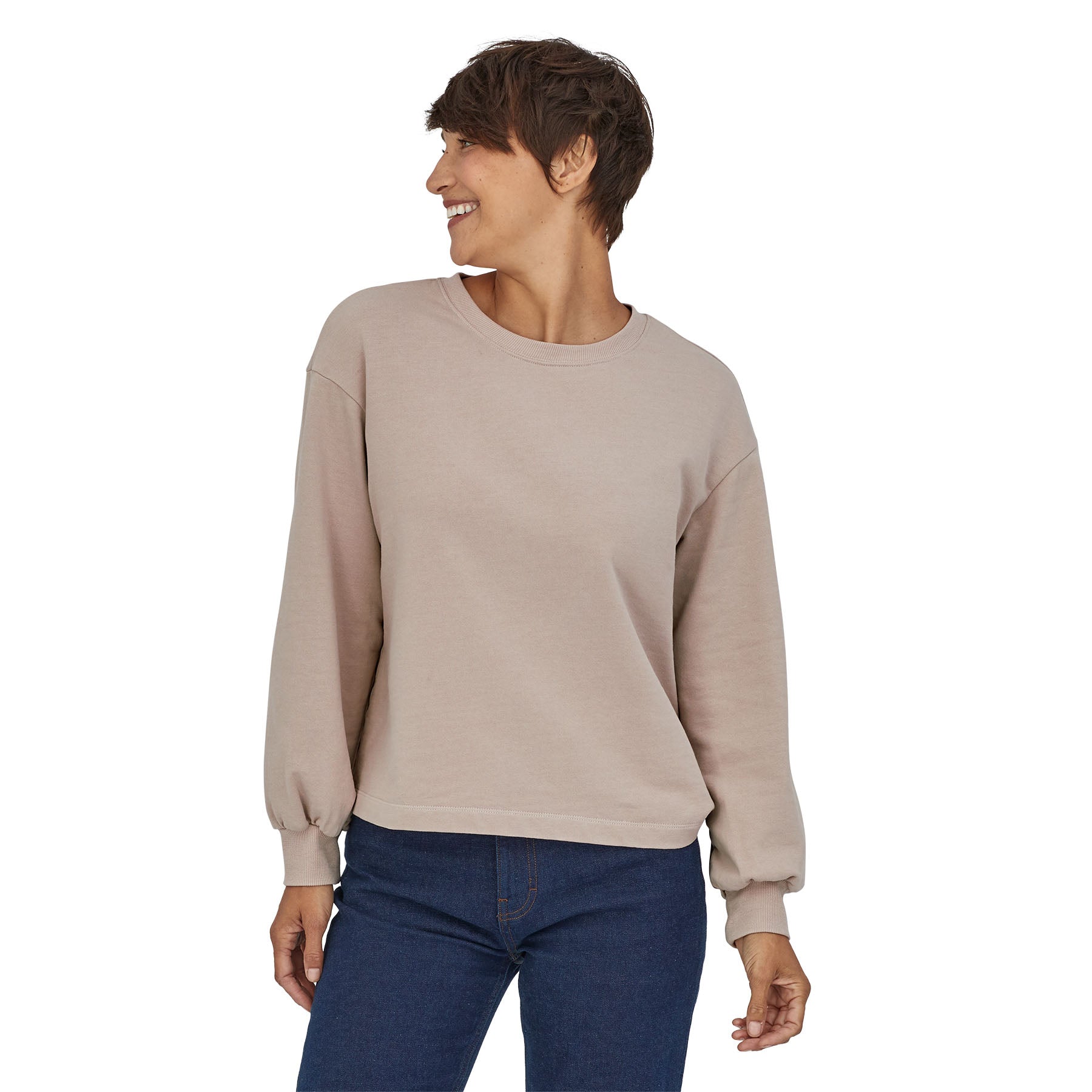 Women's Regenerative Organic Certified™ Cotton Essential Pullover - Image 2