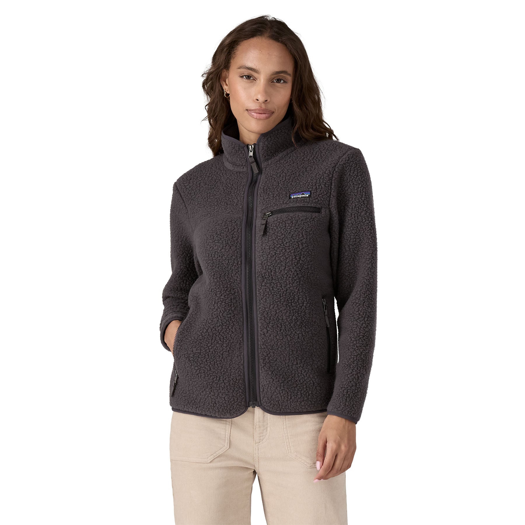 Women's Retro Pile Fleece Jacket - Image 2