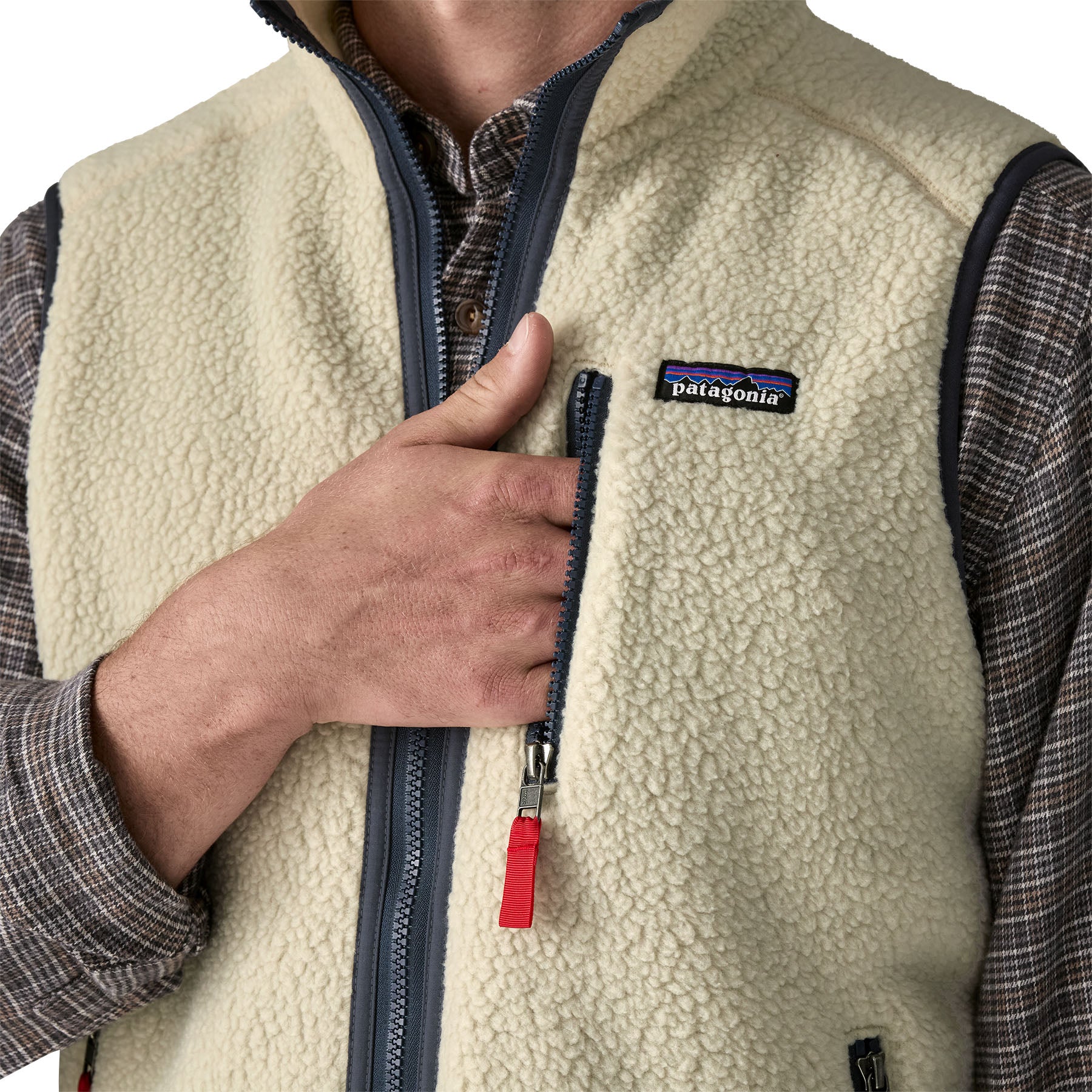 Men's Retro Pile Fleece Vest - Image 5