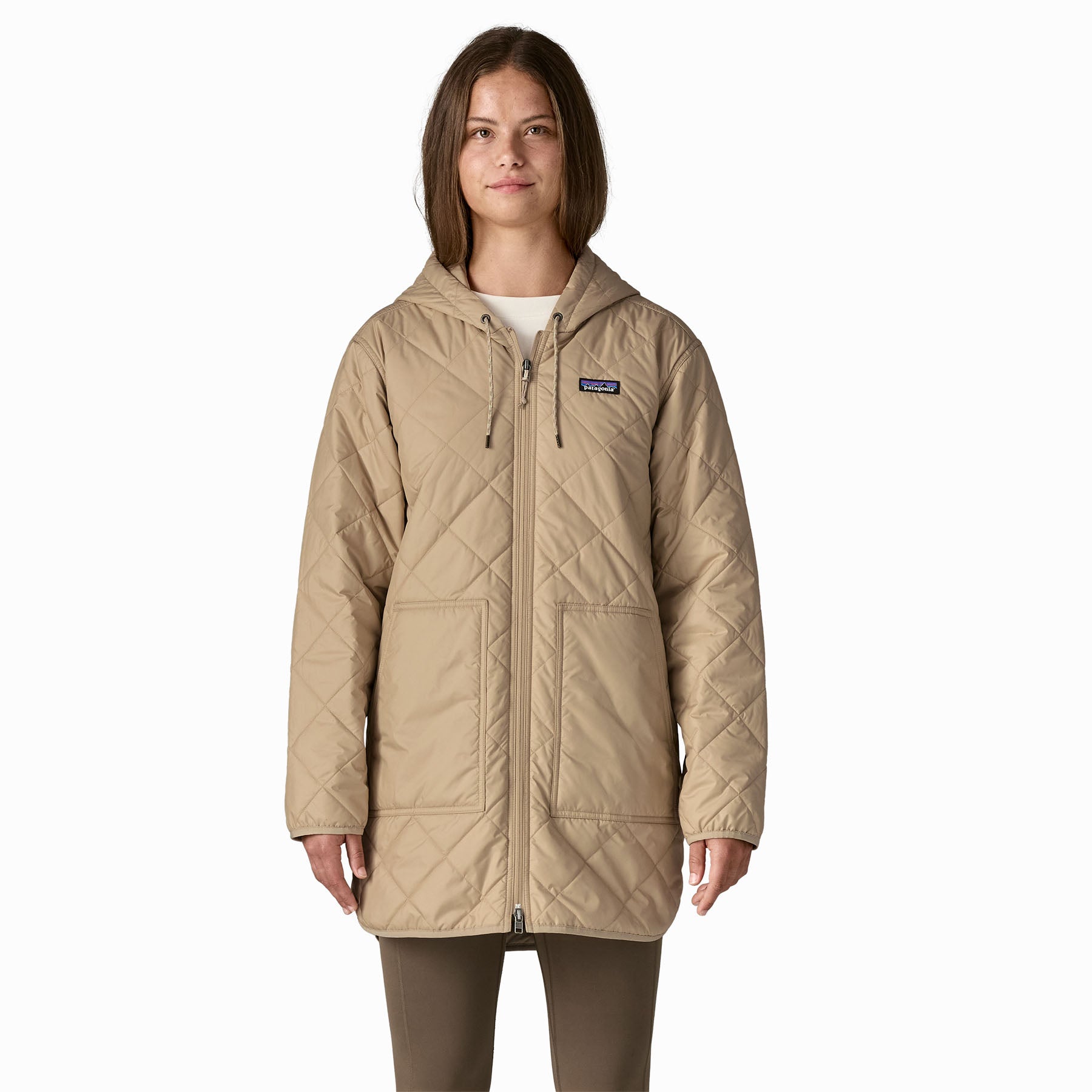 Women's Diamond Quilted Parka - Image 2