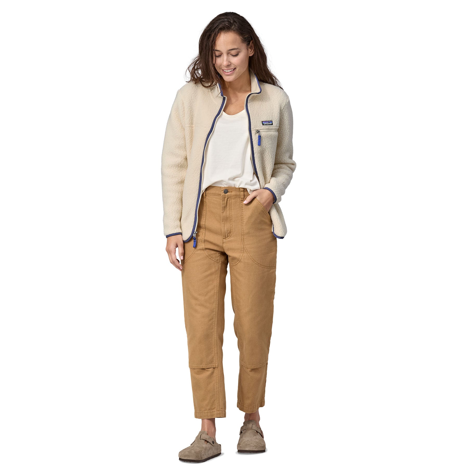 Women's Retro Pile Fleece Jacket - Image 4