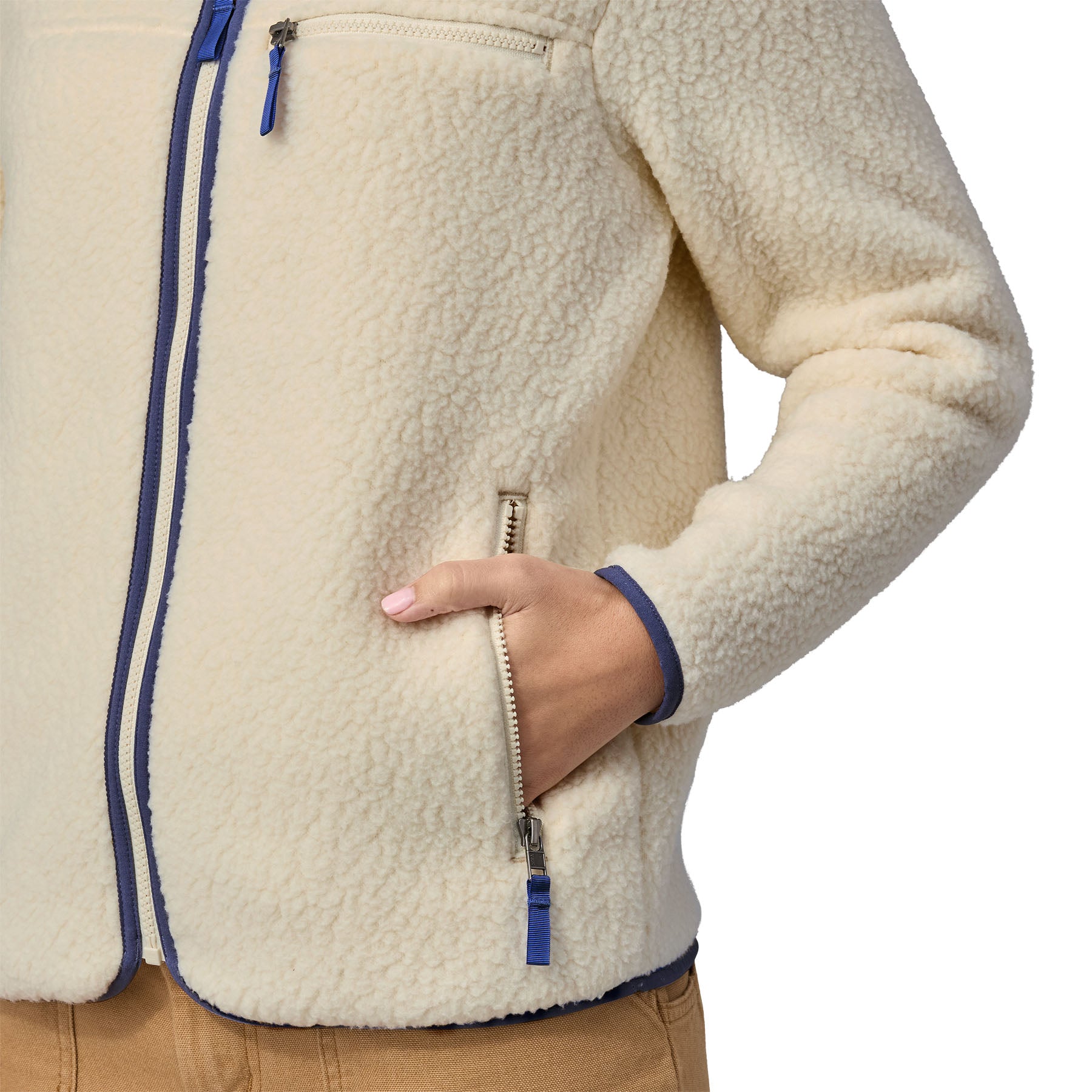 Women's Retro Pile Fleece Jacket - Image 6