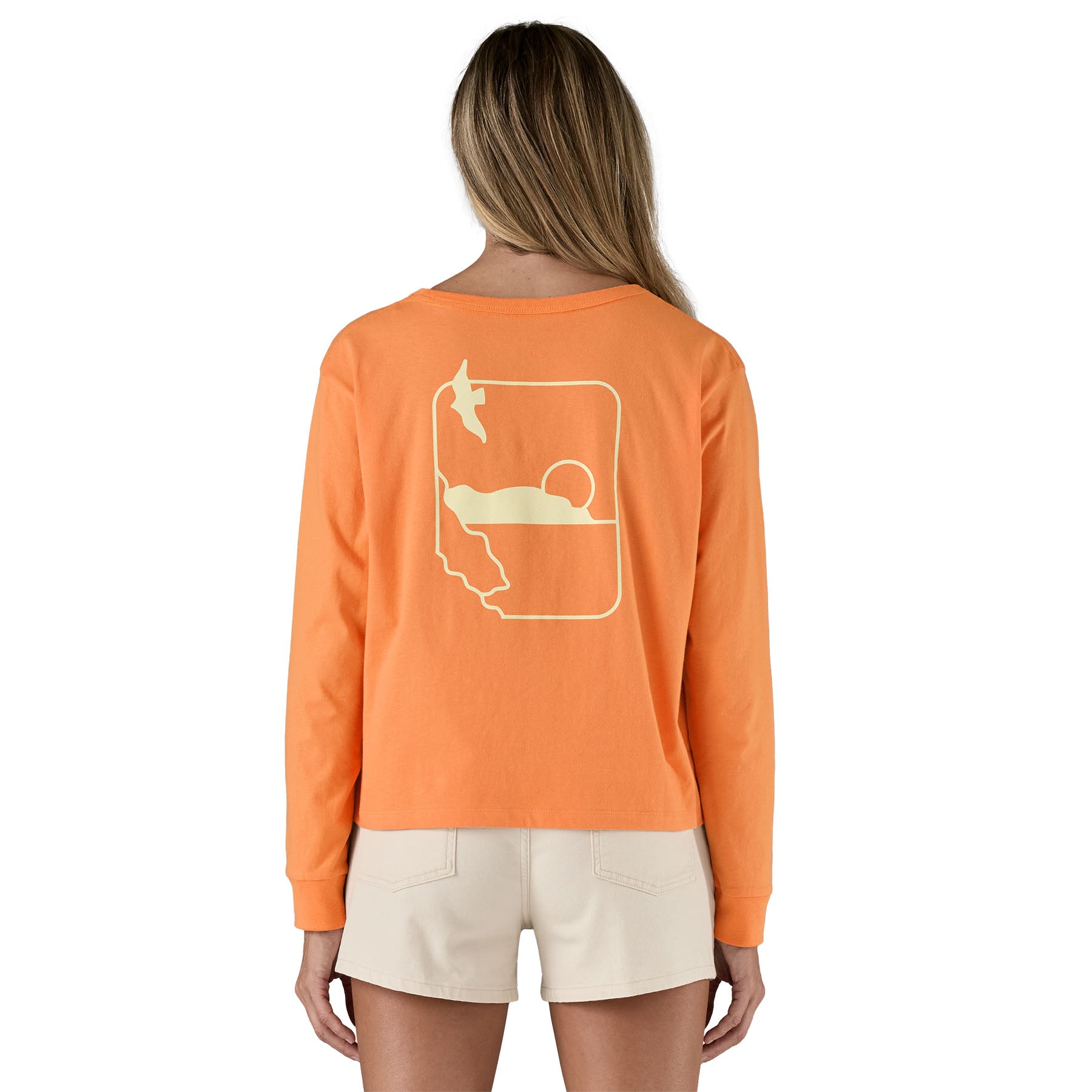 Women's Long-Sleeved Swell Drifter Easy-Cut Organic T-Shirt - Image 3