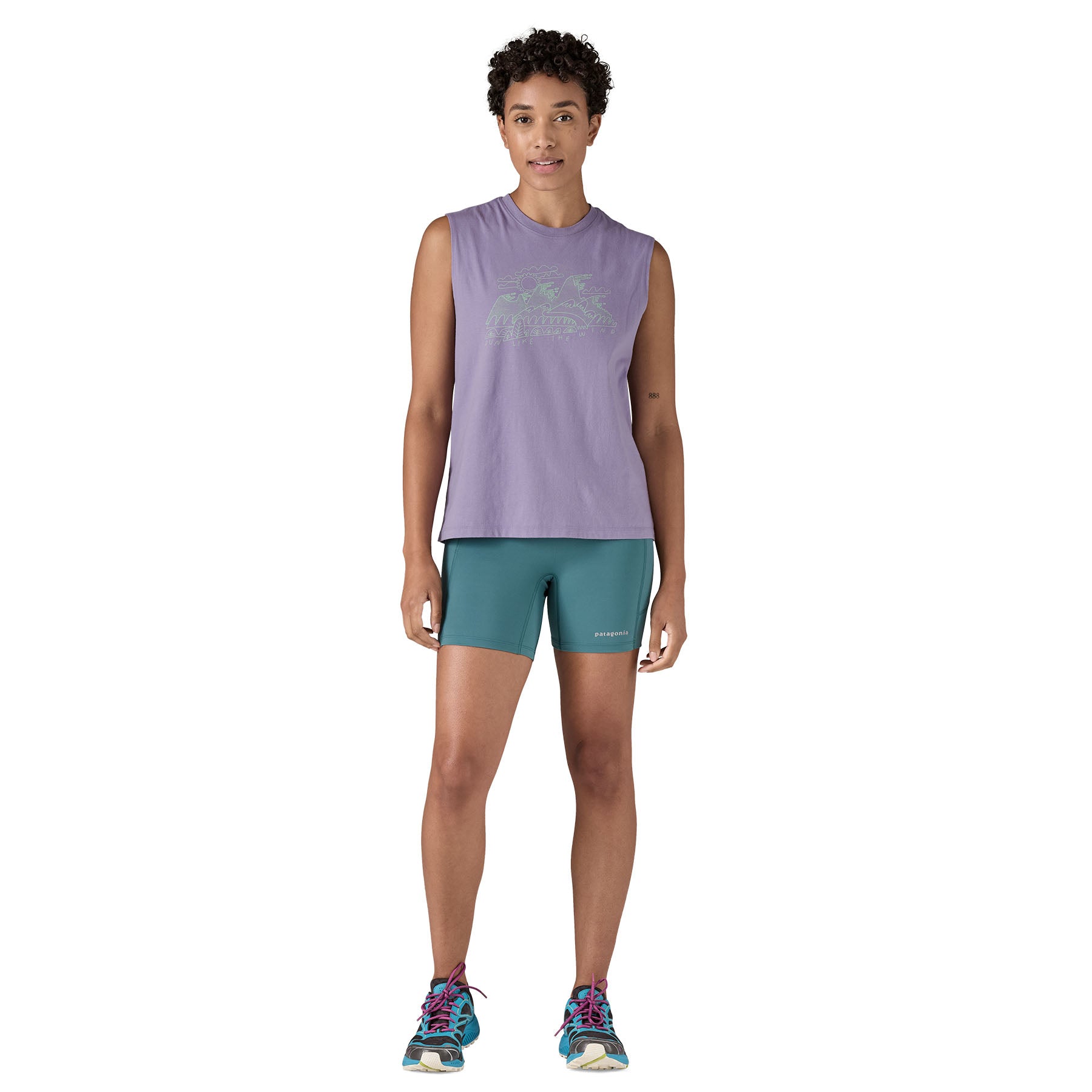 Women's Wind Runner Boxy Organic Tank - Image 5