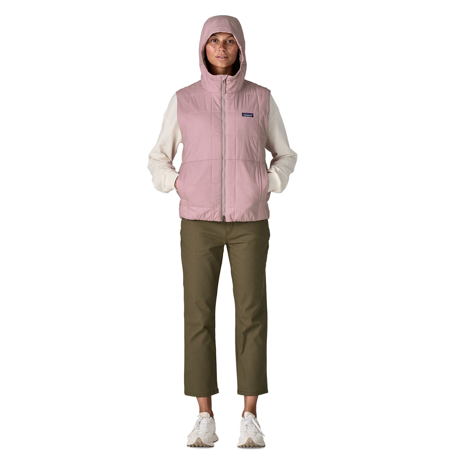 Women's Light Gust Hooded Vest - Image 5