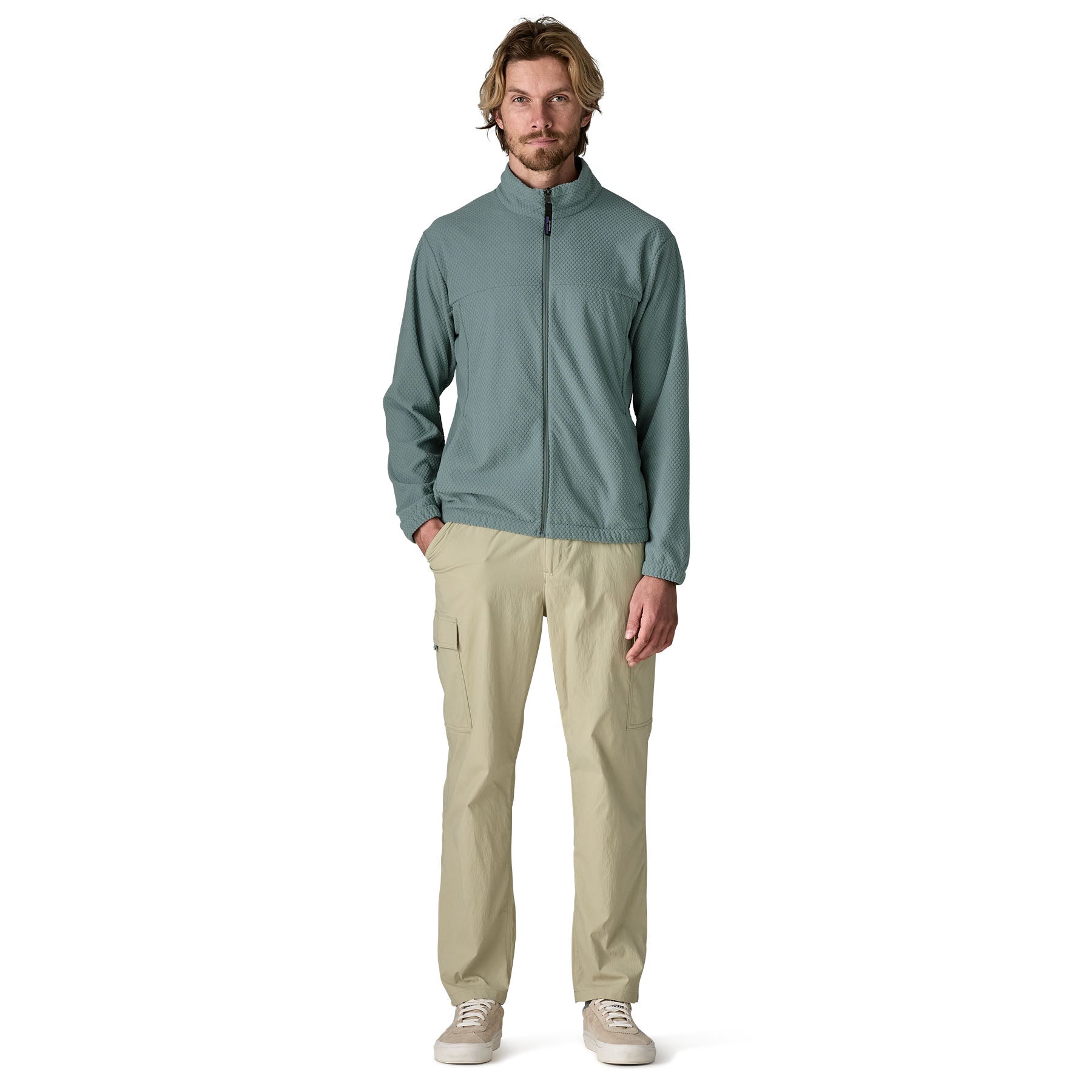 Men's Textured Fleece Jacket - Image 5