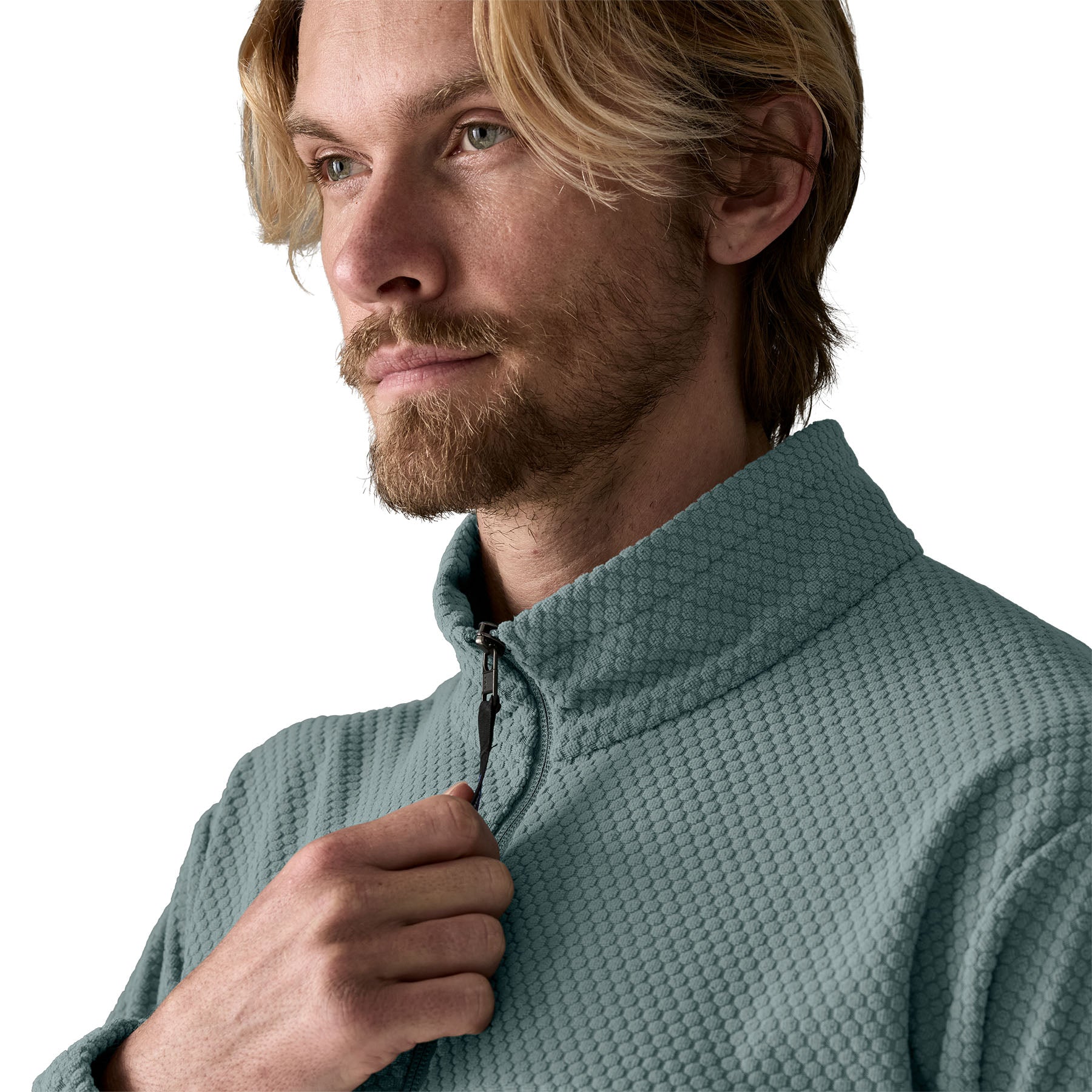 Men's Textured Fleece Jacket - Image 6