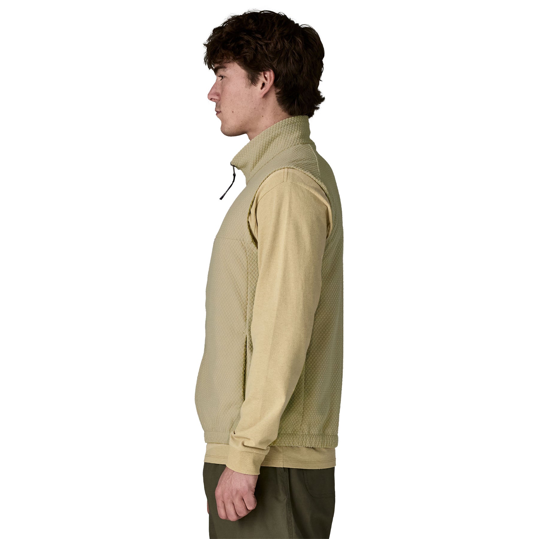 Men's Textured Fleece Vest - Image 4