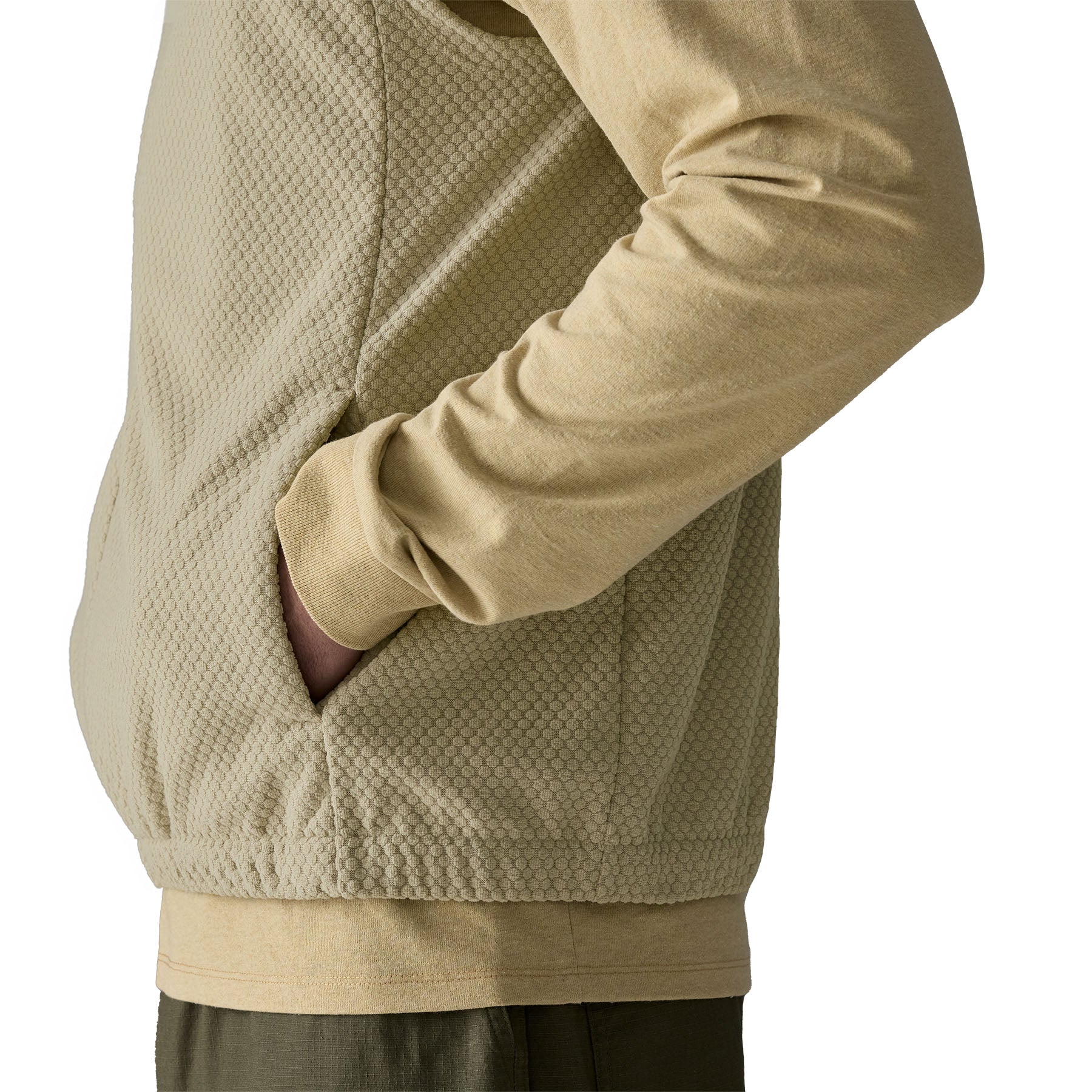 Men's Textured Fleece Vest - Image 7