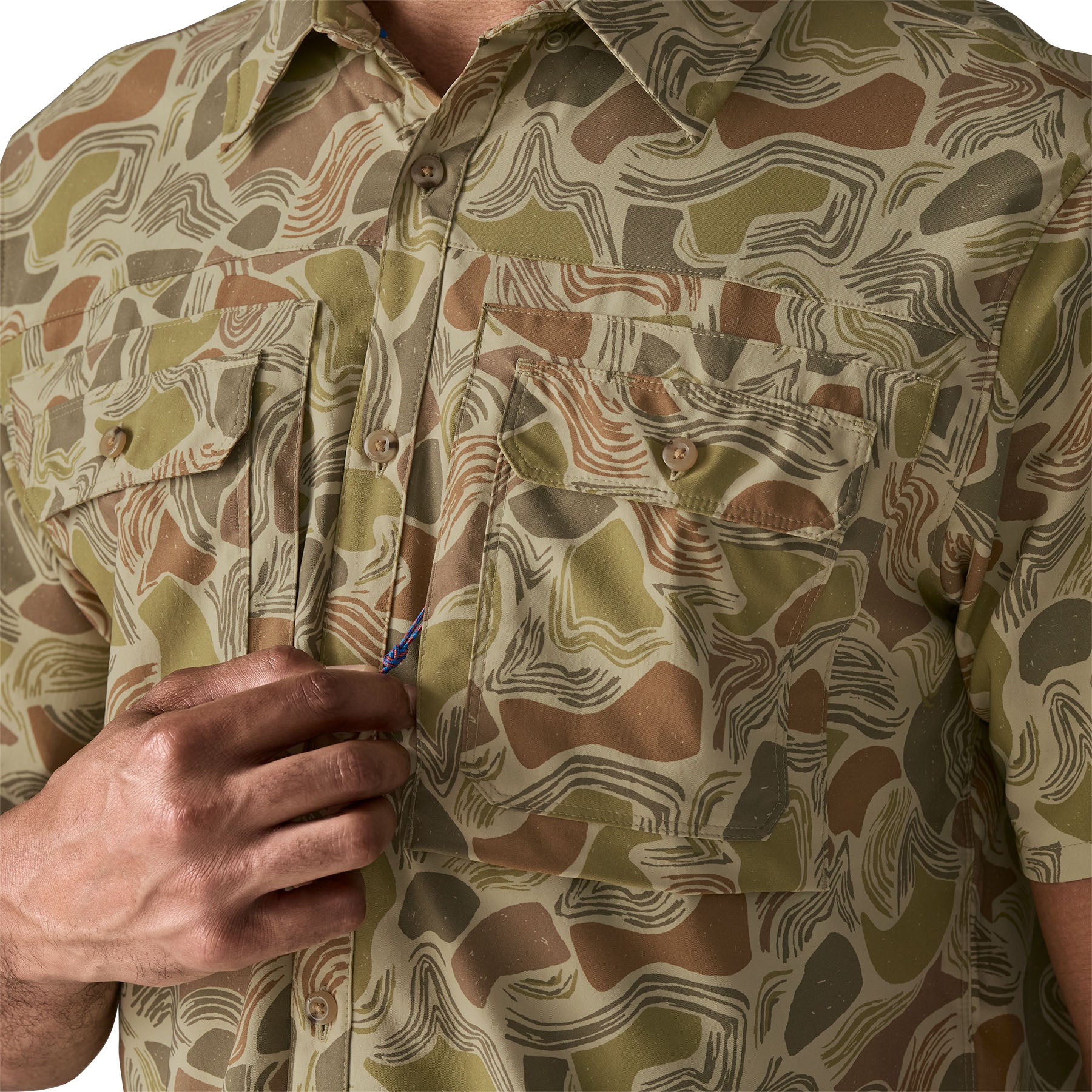 Men's Short-Sleeved Self-Guided Sun Shirt - Image 7