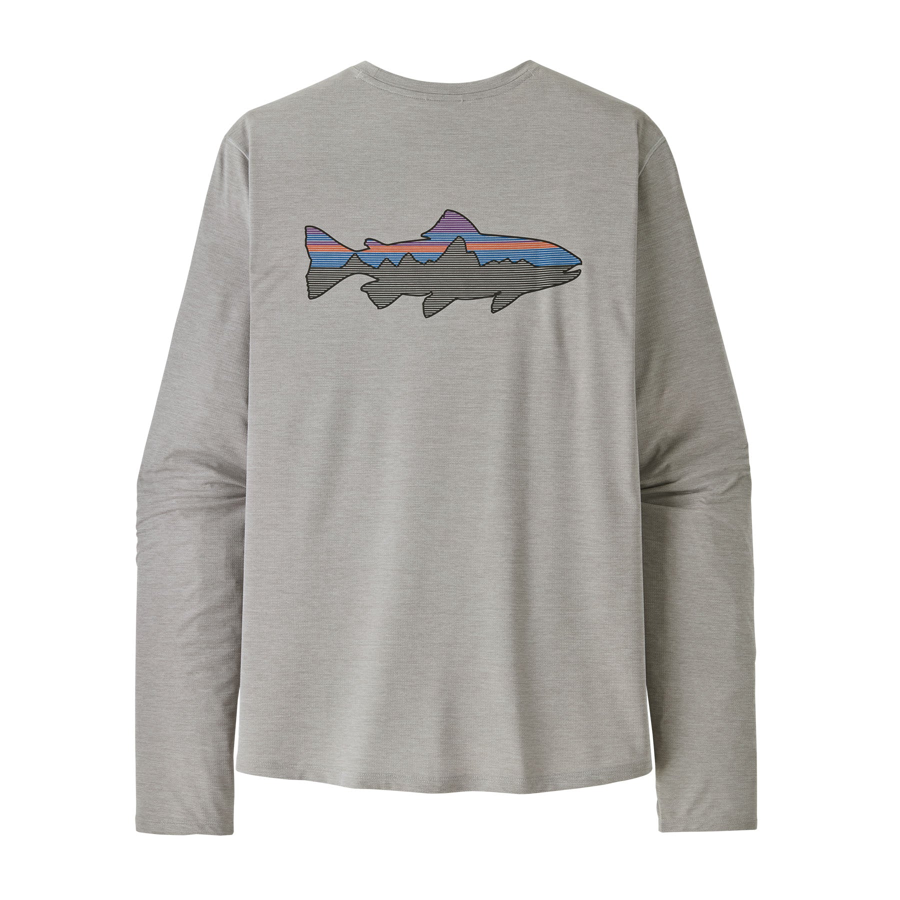 Alternative view of Men's Long-Sleeved Capilene® Cool Sun Shirt - Fitz Roy Trout
