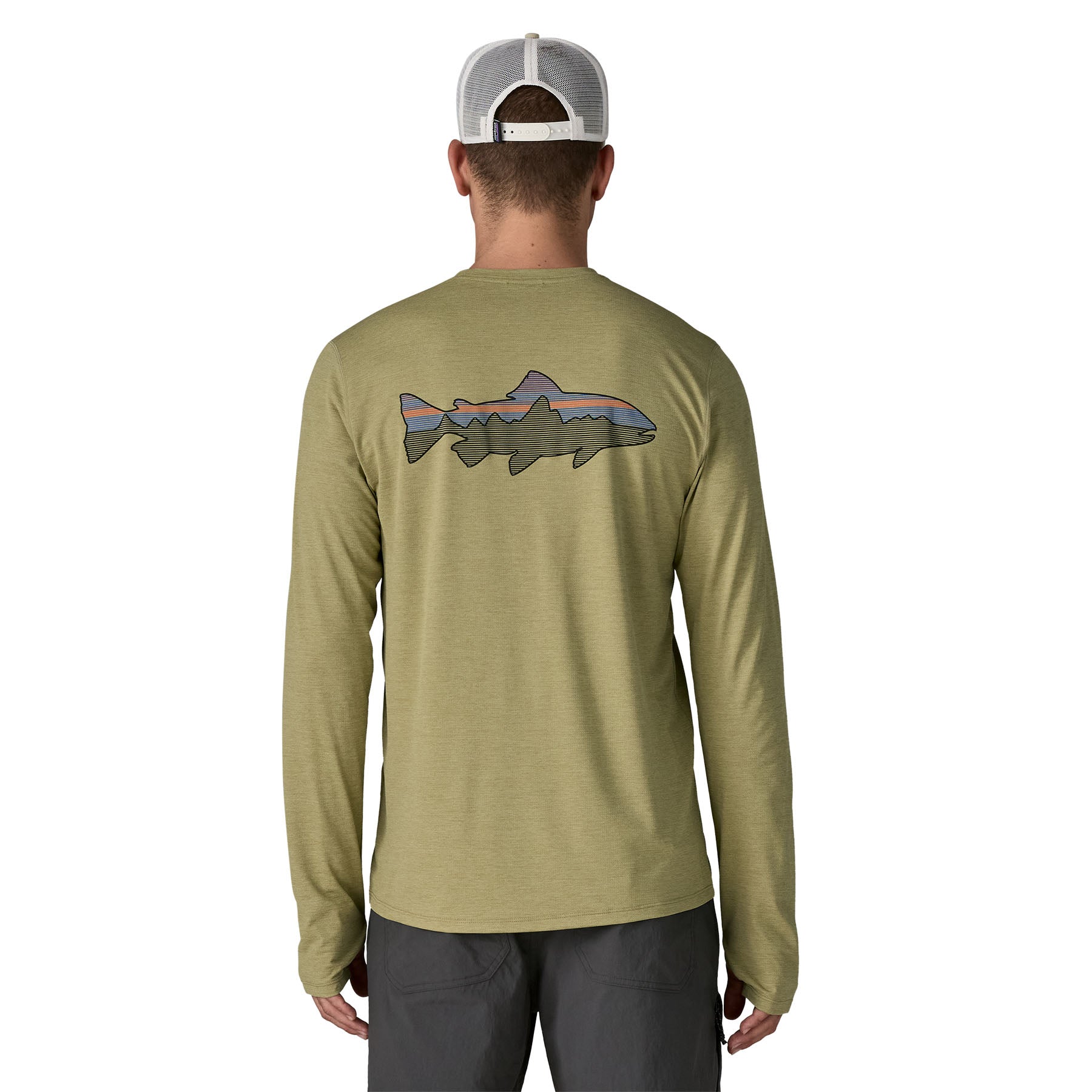 Men's Long-Sleeved Capilene? Cool Sun Shirt - Fitz Roy Trout - Image 3