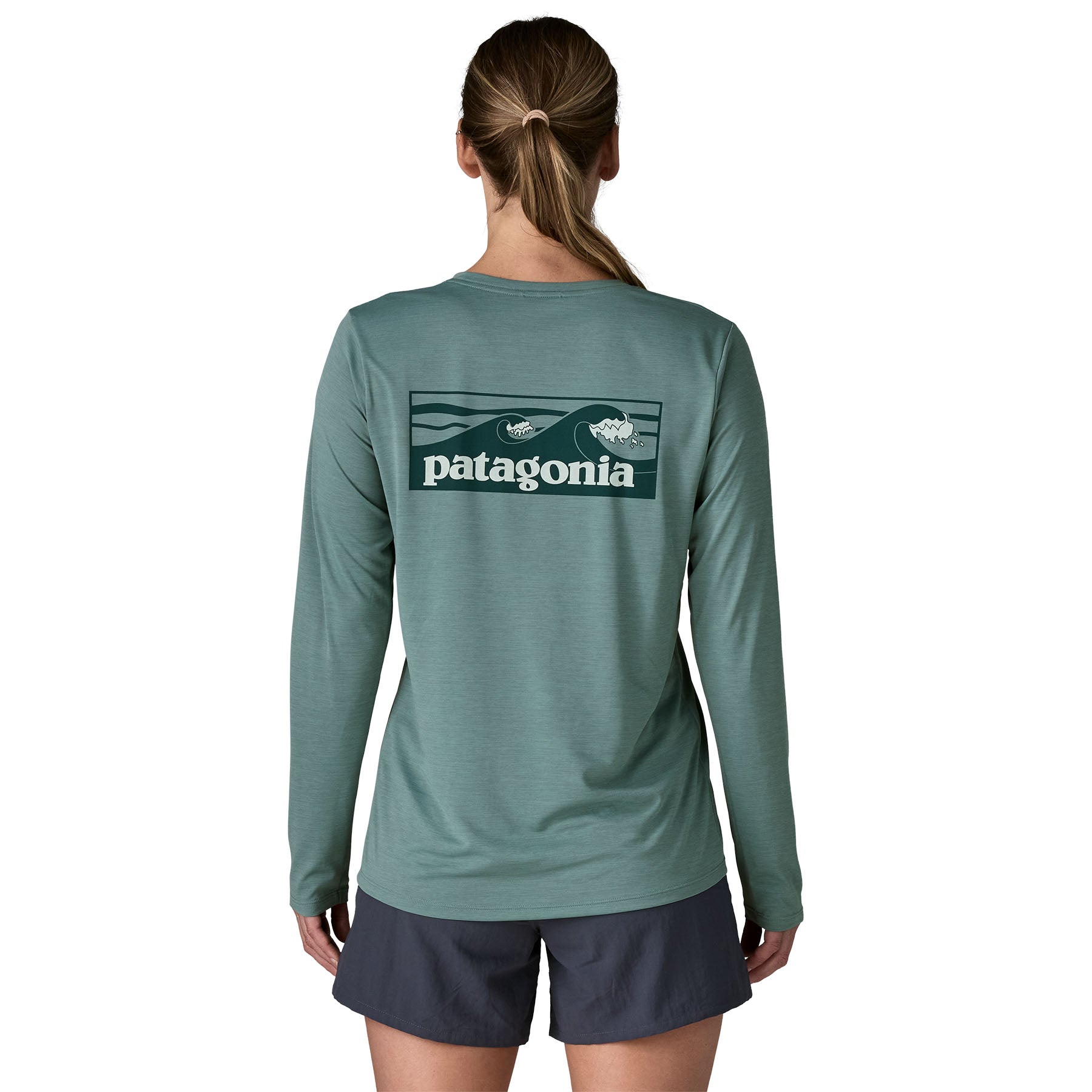 Women's Long-Sleeved Capilene? Cool Daily Shirt - Boardshort Logo - Image 3