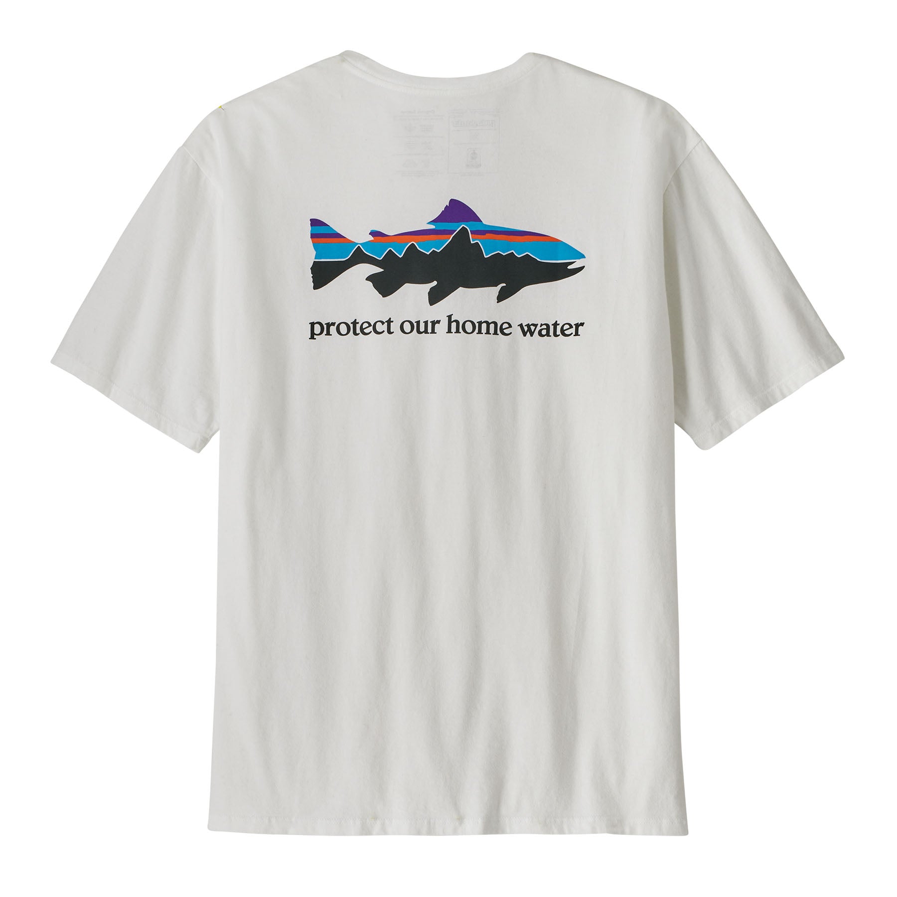 Men's Home Water Trout Organic T-Shirt - Image 2